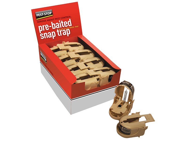PRC SNAP MOUSE TRAP (BOX 16 LOOSE)