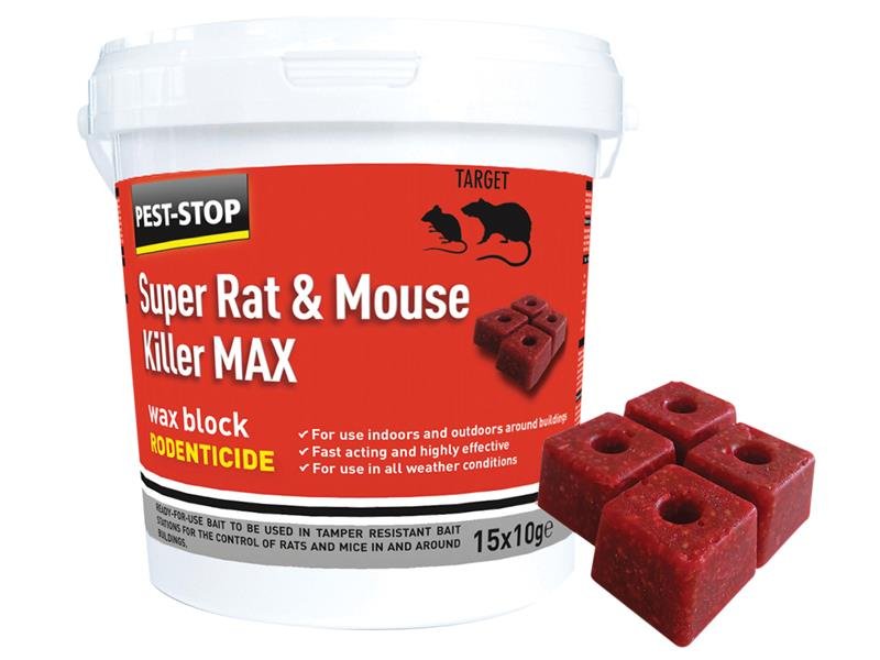 PRC SUPER RAT & MOUSE KILLER MAX WAX BLO