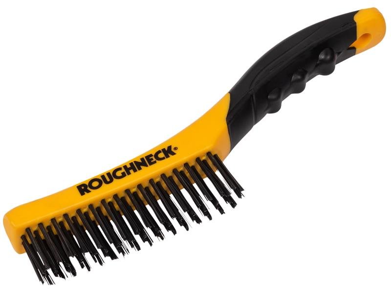 ROU SHOE HANDLE WIRE BRUSH SOFT GRIP 255