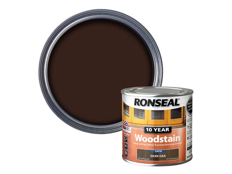 RSL 10 YEAR WOODSTAIN DARK OAK 250ML