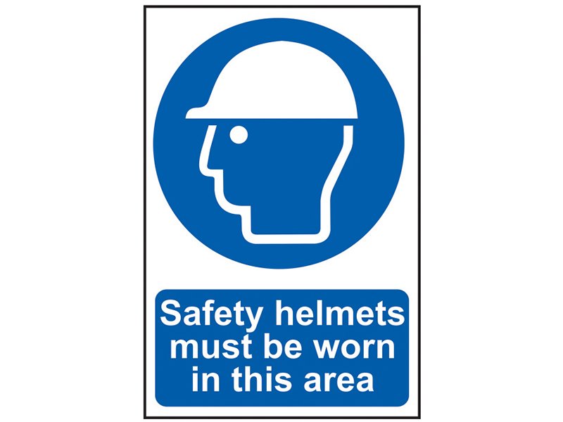 SCA SAFETY HELMETS MUST BE WORN IN THIS