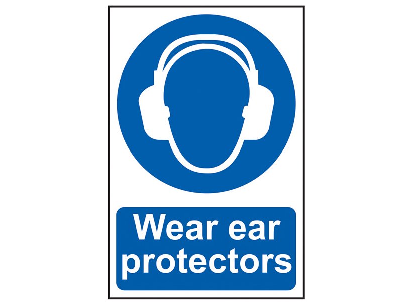 SCA WEAR EAR PROTECTORS - PVC SIGN 200 X