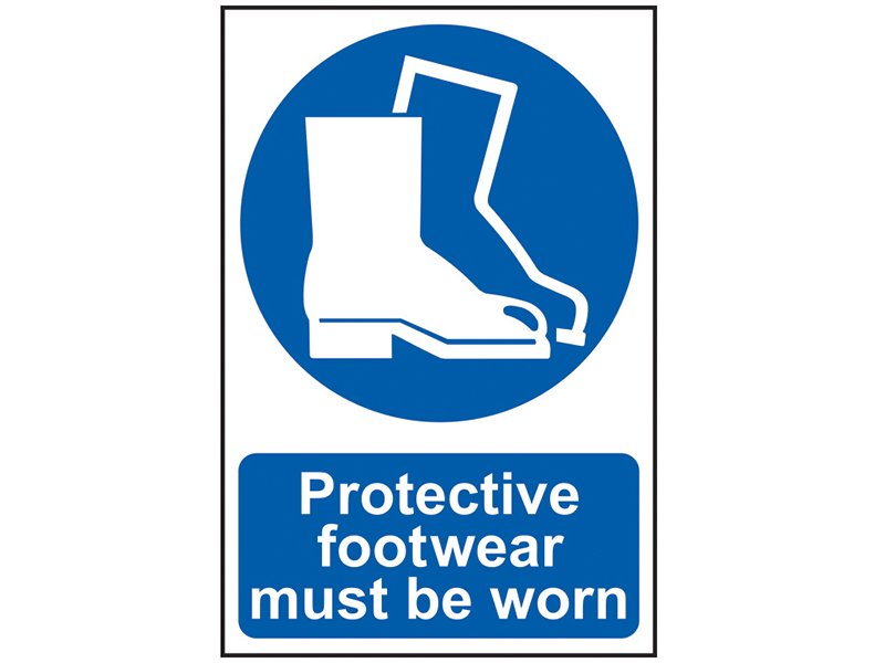 SCA PROTECTIVE FOOTWEAR MUST BE WORN - P