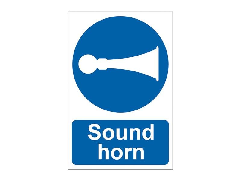 SCA SOUND HORN - PVC SIGN 200 X 300MM