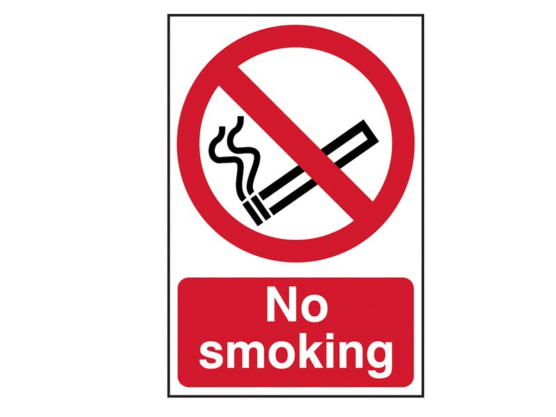 SCA NO SMOKING - PVC SIGN 200 X 300MM