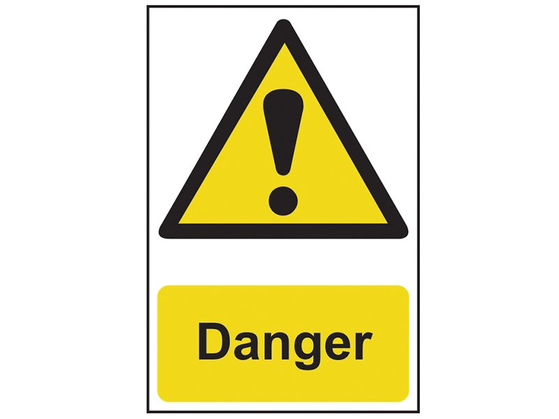 SCA DANGER - PVC SIGN 200 X 300MM