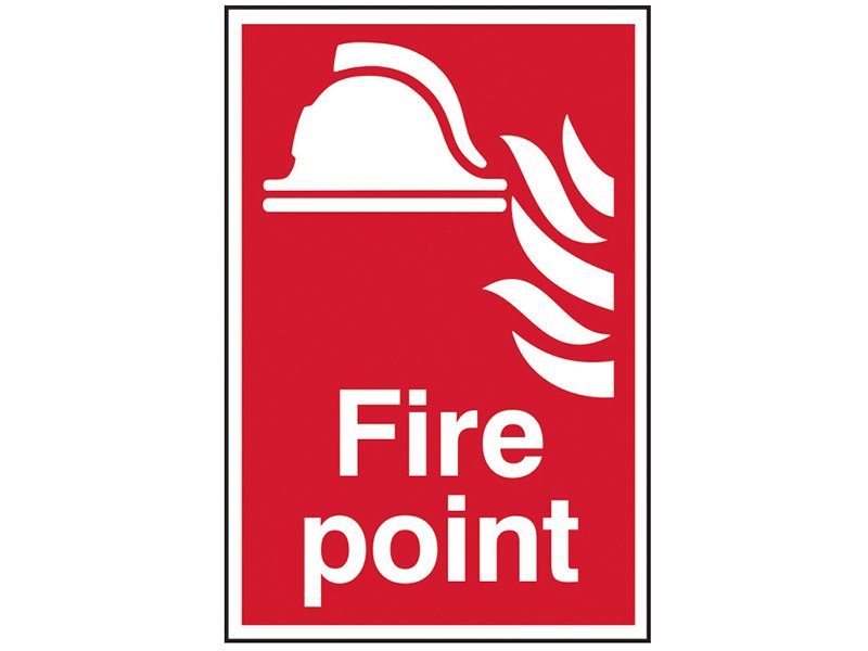 SCA FIRE POINT - PVC SIGN 200 X 300MM