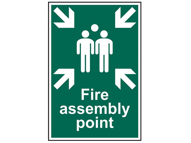 SCA FIRE ASSEMBLY POINT - PVC SIGN 200 X