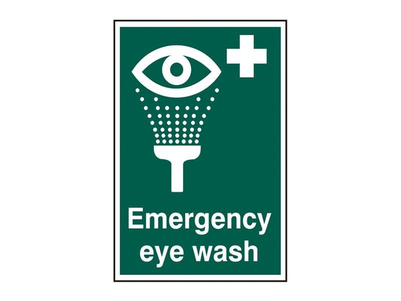 SCA EMERGENCY EYE WASH - PVC SIGN 200 X