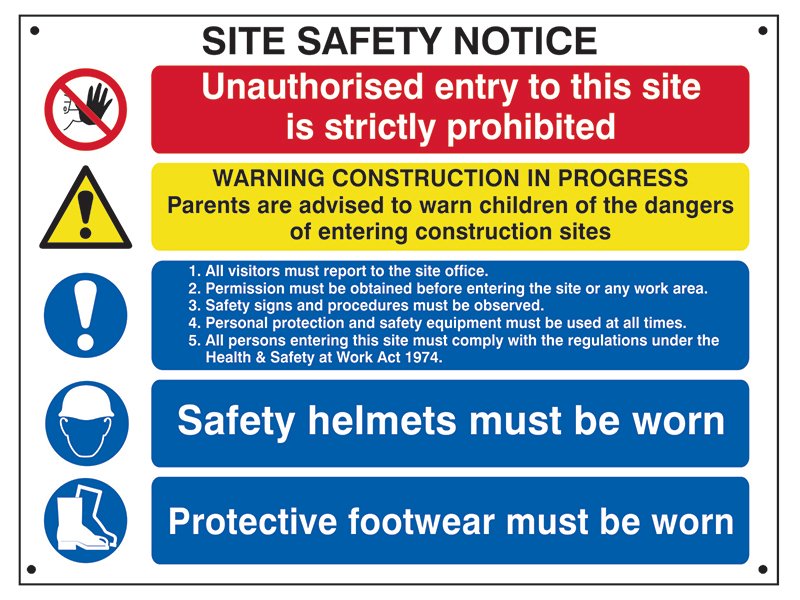 SCA COMPOSITE SITE SAFETY NOTICE - FMX S