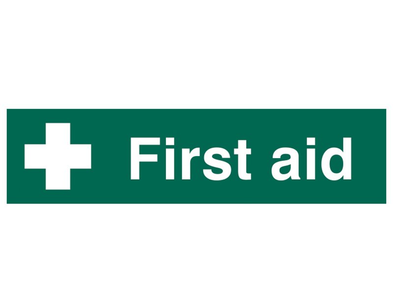 SCA FIRST AID - PVC SIGN 200 X 50MM