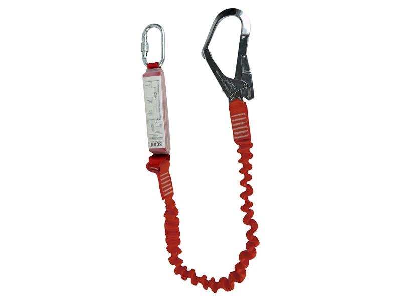 SCA FALL ARREST LANYARD 1.8M HOOK & CON
