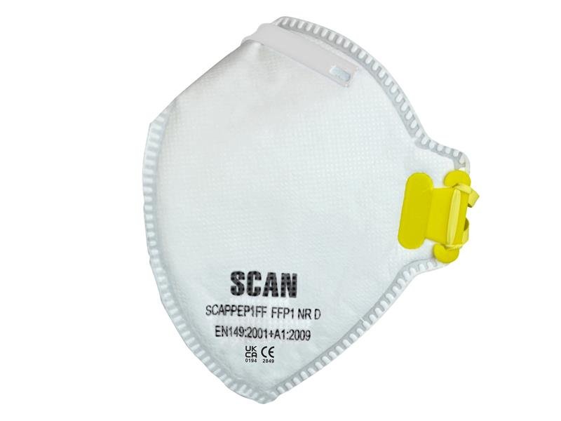 SCA FOLD FLAT DISPOSABLE MASK FFP1 (PACK