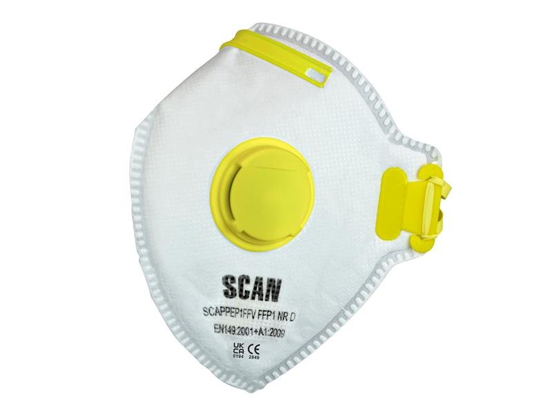 SCA FOLD FLAT VALVED DISPOSABLE MASK FFP
