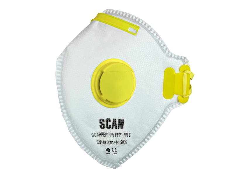 SCA FOLD FLAT VALVED DISPOSABLE MASK FFP