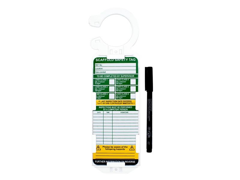 SCA SCAFFOLD TAG KIT - 10 KITS PER BOX