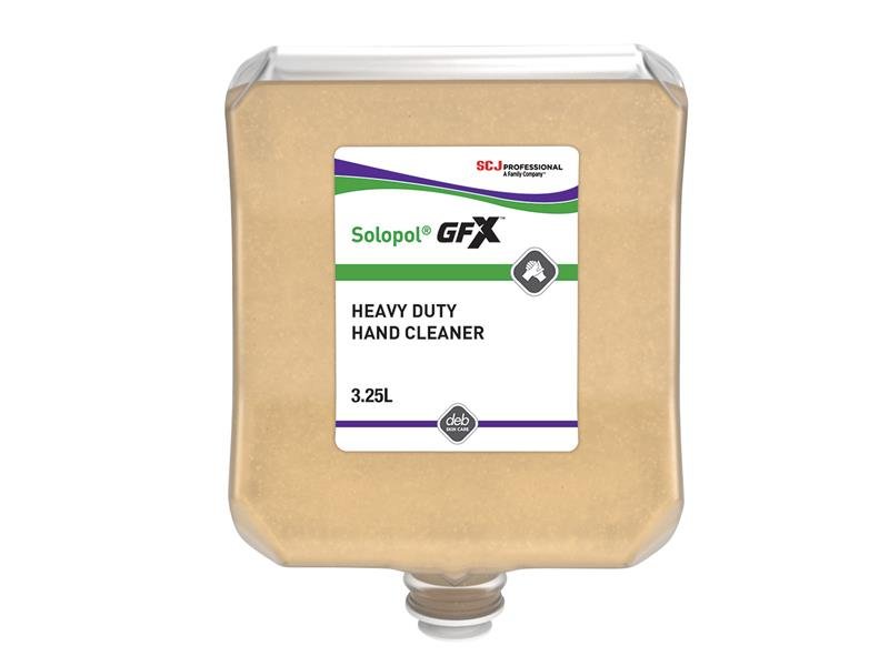 DEB SOLOPOL GRITTY FOAM 3.25 L CART PK4