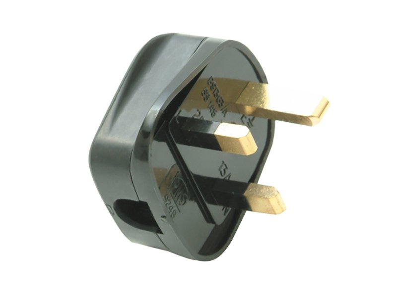 SMJ BLACK FUSED PLUG 13A (TRADE PACK 20)
