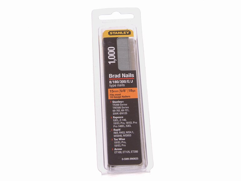 STA SWKBN BRAD NAIL 15MM SWKBN062 (PACK