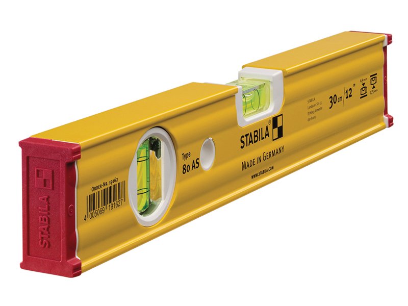 STB 80 AS SPIRIT LEVEL 2 VIAL 19162 30CM