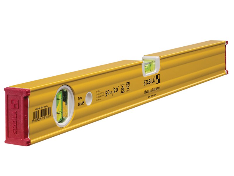 STB 80 AS SPIRIT LEVEL 2 VIAL 19164 50CM