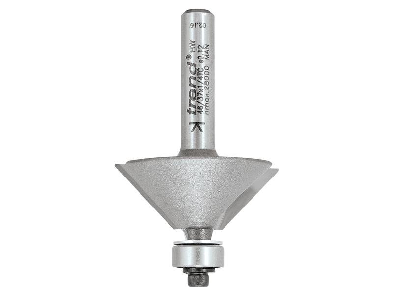 TRE 46/37 X 1/4 TCT BEARING GUIDED CHAMF