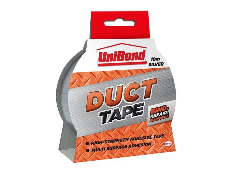 UNI DIY DUCT TAPE SILVER 50MM X 10M