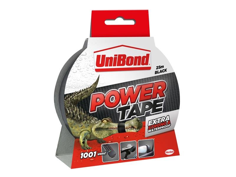 UNI DIY POWER TAPE BLACK 50MM X 25M