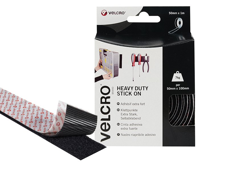 VEL VELCROÂ® BRAND HEAVY-DUTY STICK ON T