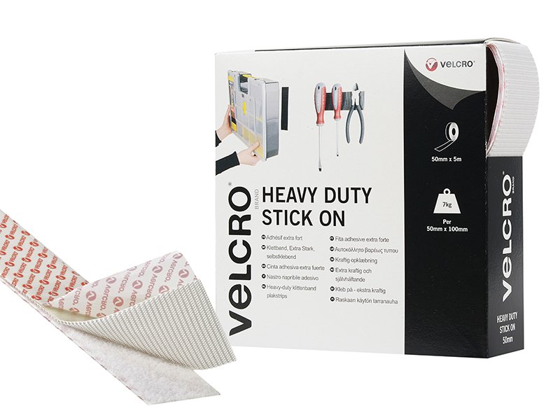 VEL VELCROÂ® BRAND HEAVY-DUTY STICK ON T