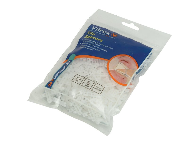 VIT FLOOR TILE SPACERS 5MM (PACK 250)