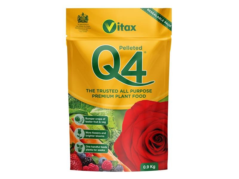 VTX Q4 PELLETED FERTILIZER 0.9KG POUCH