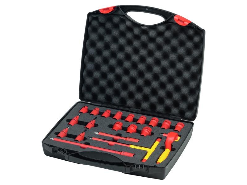 WHA INSULATED 3/8IN RATCHET WRENCH SET,