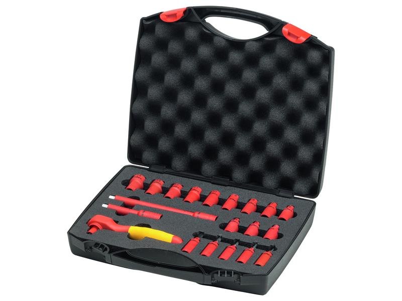 WHA INSULATED 1/4IN RATCHET WRENCH SET,