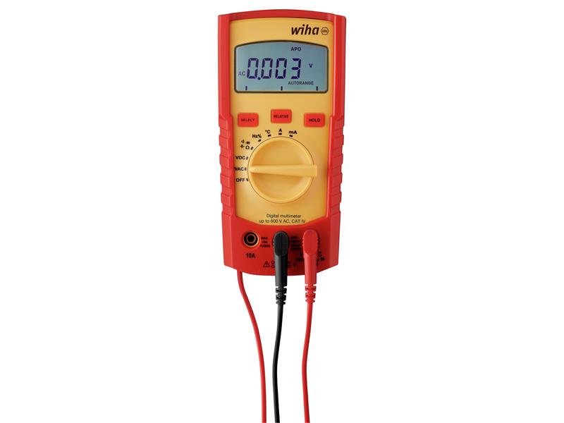 WHA DIGITAL MULTIMETER 600 V AC, CAT IV