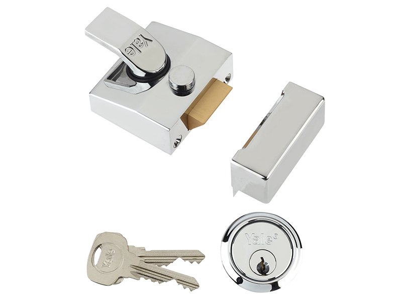 YAL 85 DEADLOCKING NIGHTLATCH 40MM BACKS