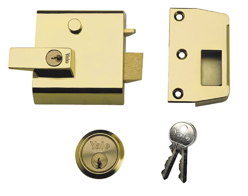YAL P1 DOUBLE SECURITY NIGHTLATCH 60MM B