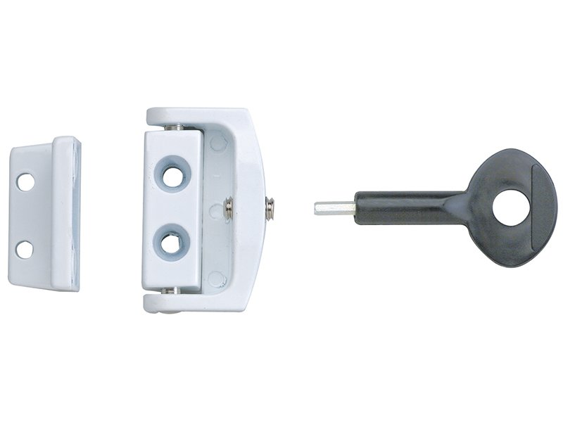 YAL P113 TOGGLE WINDOW LOCK WHITE (PACK