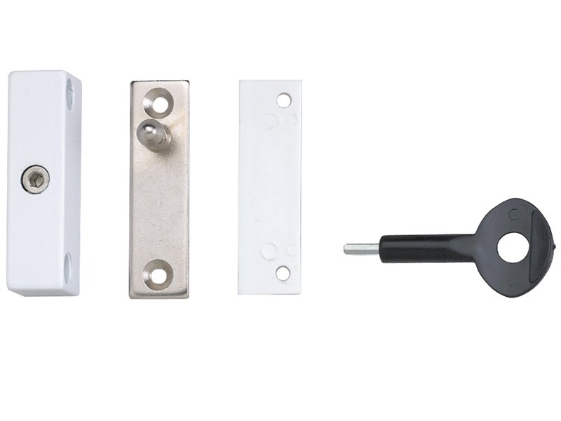 YAL P118 AUTO WINDOW LOCK WHITE FINISH P