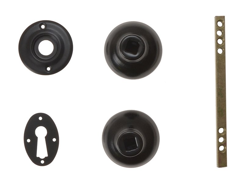 YAL P405 RIM KNOB BLACK FINISH