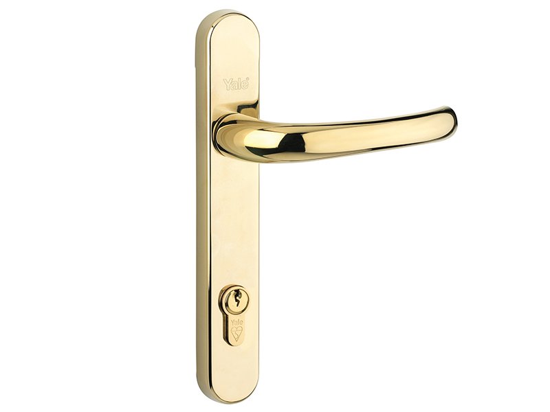 YAL RETRO DOOR HANDLE PVCU POLISHED PVD
