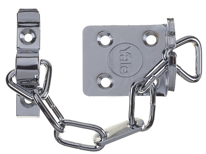 YAL WS6 SECURITY DOOR CHAIN - CHROME FIN