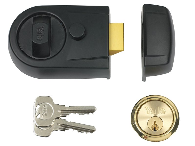 YAL Y3 NIGHTLATCH MODERN 60MM BACKSET BL