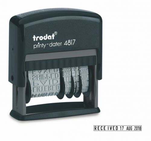 Trodat+Printy+4817+Self+Inking+Dial+A+Phrase+Word+and+Date+Stamp+Black+Ink+-+80361