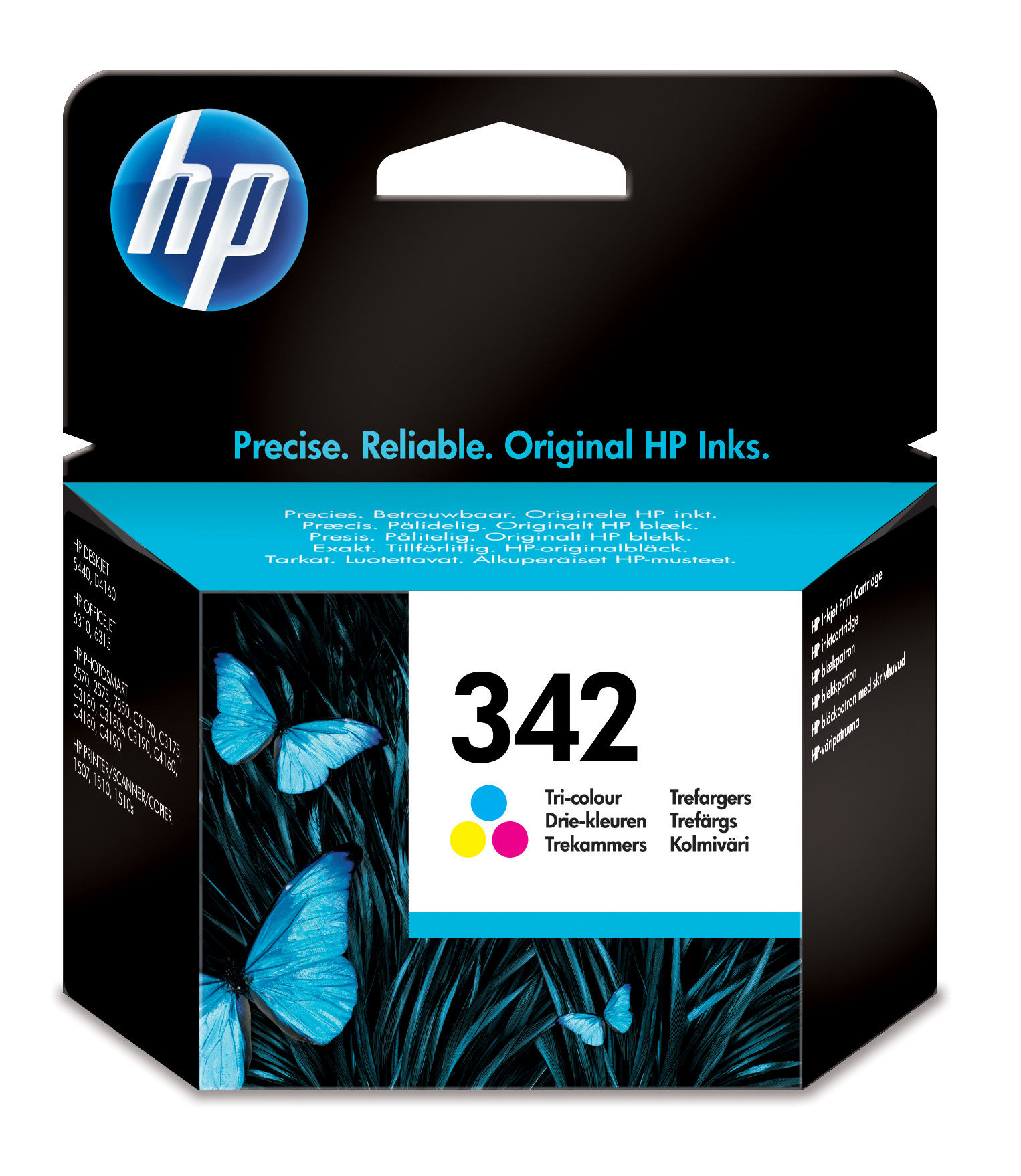 HP 342 (Yield 175 Pages) Tri-Colour Inkjet Print Cartridge (5ml)