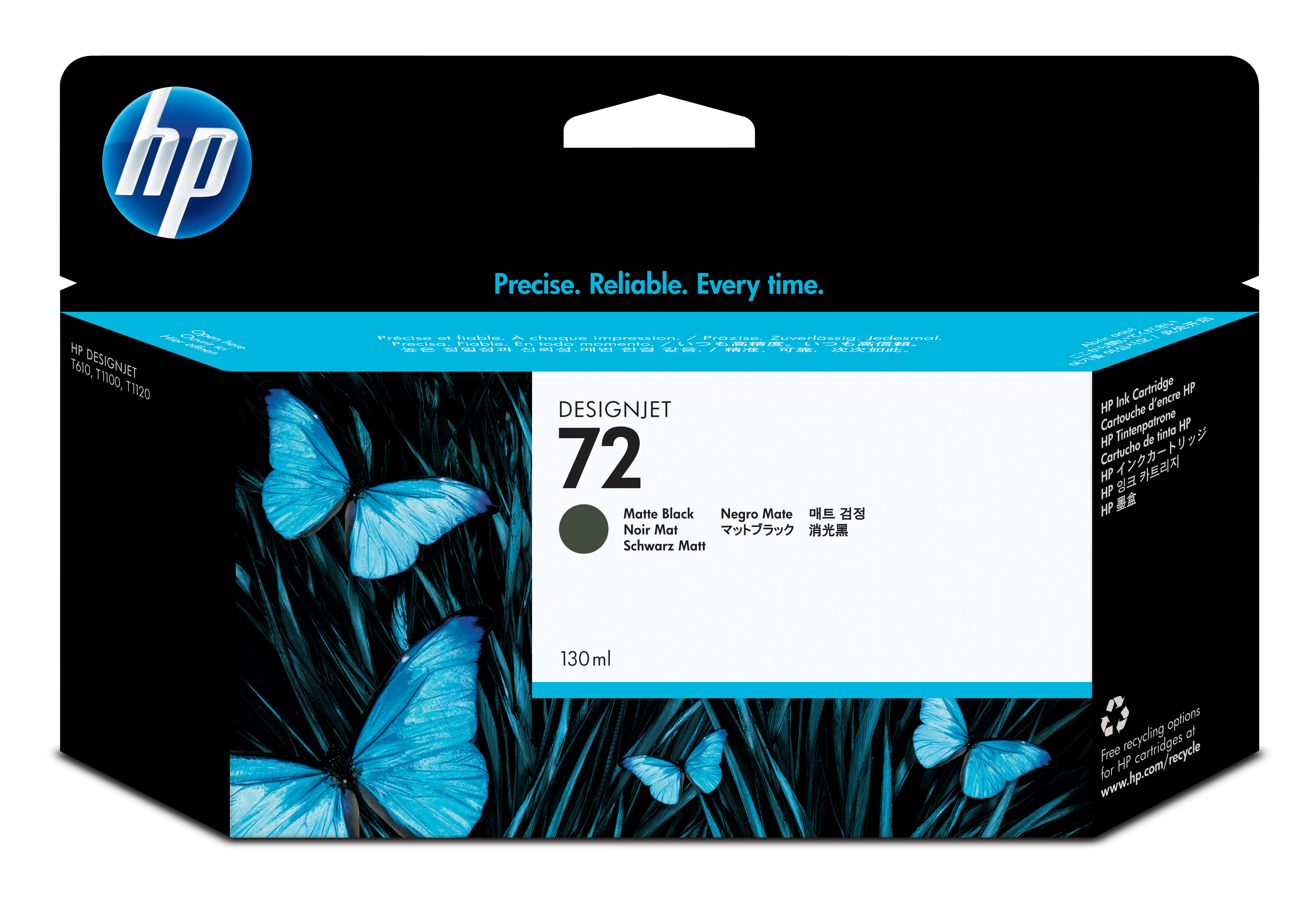 HP 72 (Volume: 130ml) Matte Black Ink Cartridge