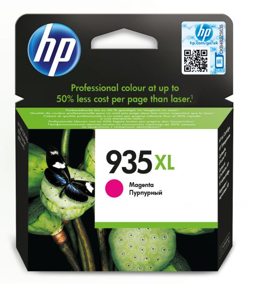 HP 935XL (Yield 825 Pages) Magenta Original Ink Cartridge for Officejet Pro 6830 e-All-in-One Inkjet Printer HP 935XL (Yield 825 Pages) Magenta Original Ink Cartridge for Officejet Pro 6830 e-All-in-One Inkjet Printer