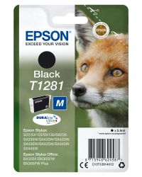 Epson Fox T1281 (5.9ml) Durabrite Ultra Ink Cartridge (Black)