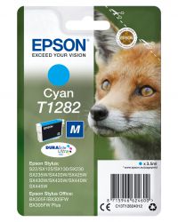 Epson Fox T1282 (3.5ml) Durabrite Ultra Ink Cartridge (Cyan)