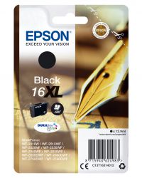 Epson Pen and Crossword 16XL (Yield 500 Pages) Durabrite Ultra Ink Cartridge (Black)